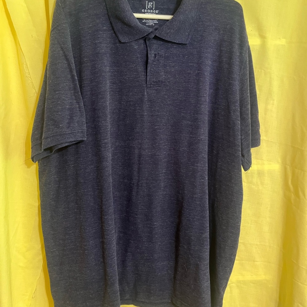 George Blue Polo Shirt Classic Style